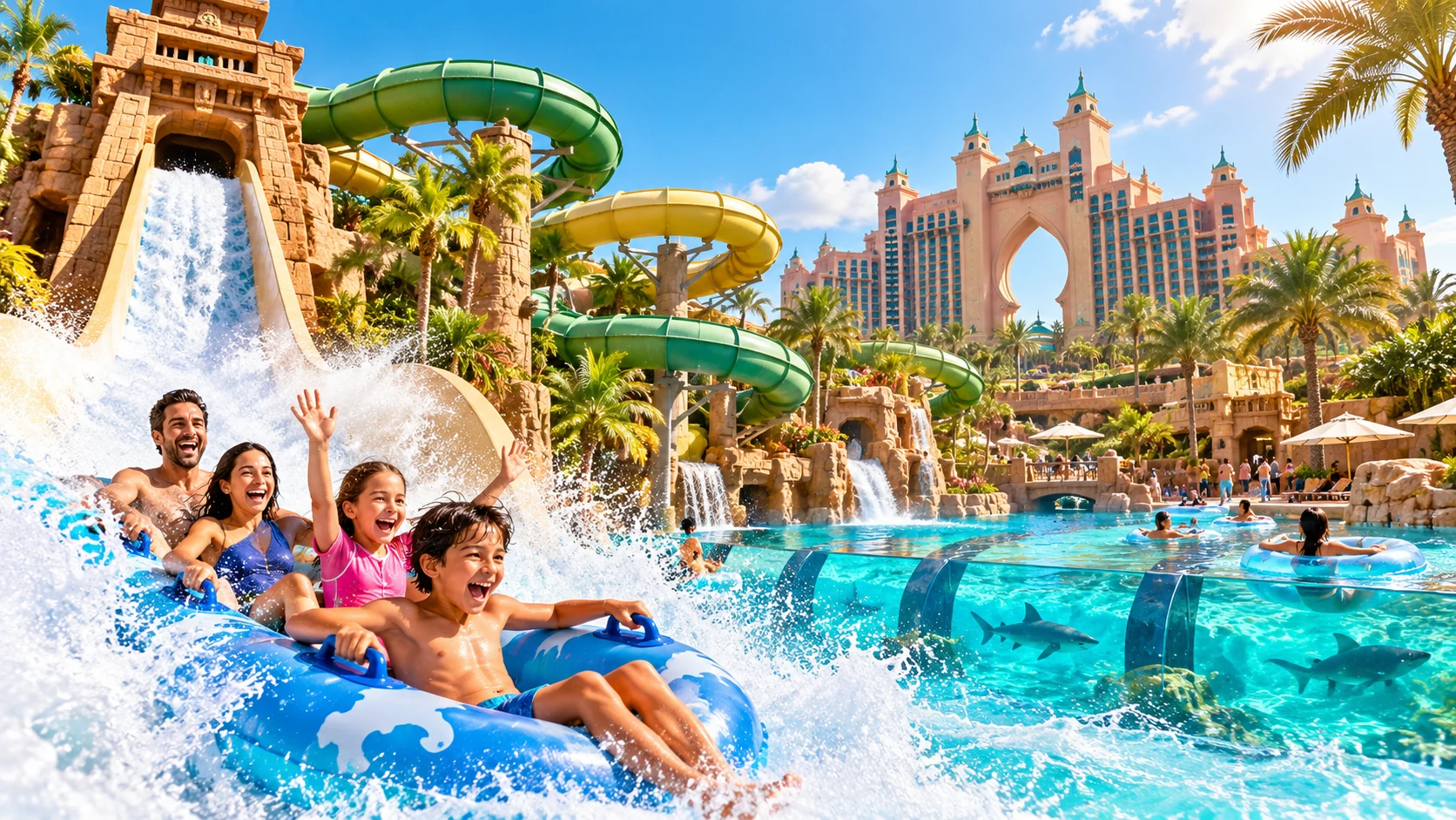 Atlantis Aquaventure Waterpark Dubai tickets and waterpark attractions