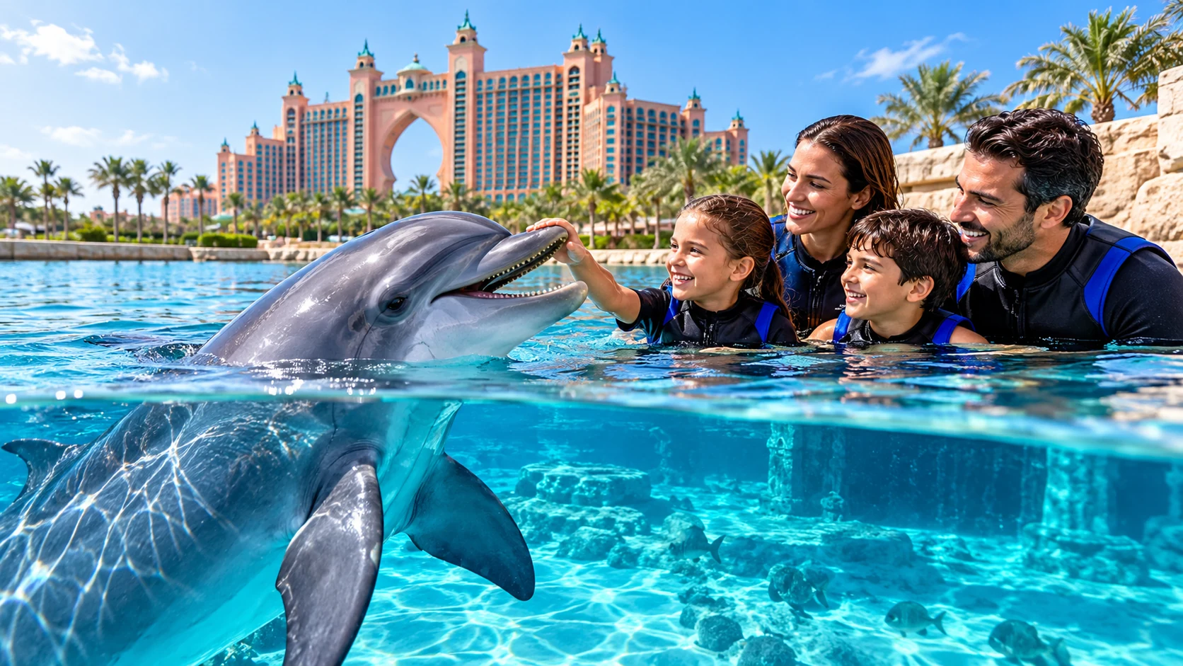 Atlantis Dolphin Bay Dubai tickets and marine experiences