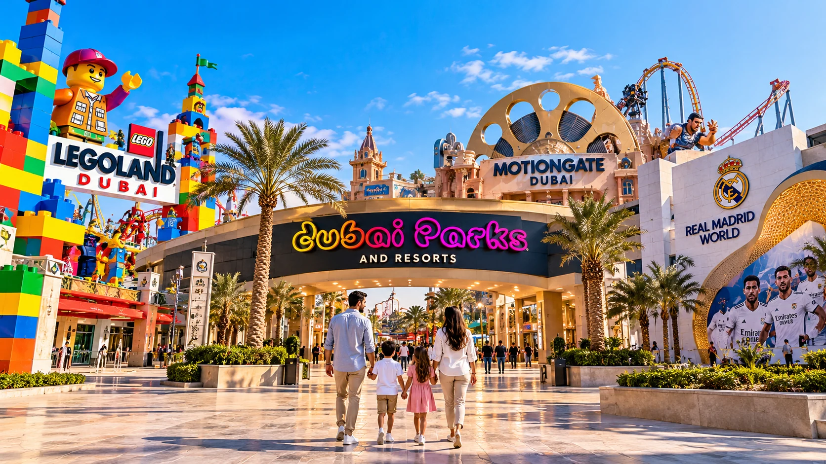 Dubai Parks and Resorts tickets and theme park attractions