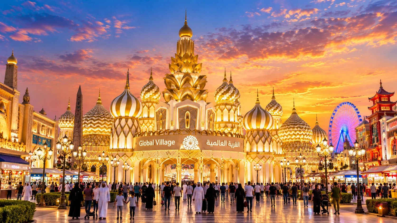 Global Village Dubai tickets and international cultural pavilions