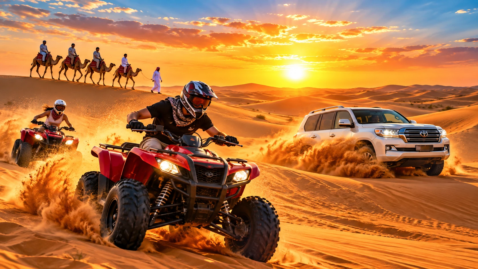 Desert Safari Dubai with Quad Bike AED 299 per person