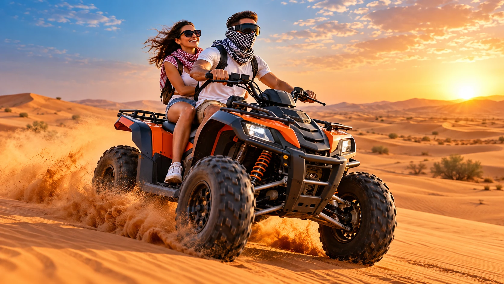Double Seater ATV Dubai AED 450 per hour